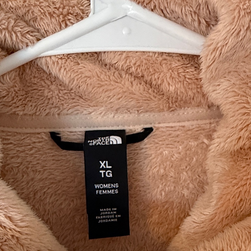 The North Face Osito Full-Zip High-Pile Fleece Jacket Rose Pink XL - Picture 2 of 7
